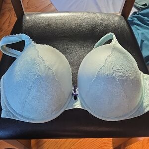 Victoria's Secret Lace Underwire Bra - Soft Blue